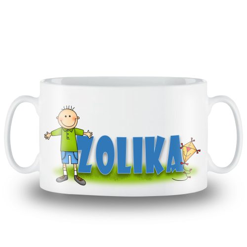 NÉV-vel feliratozható kisfiú mintás bögre/4